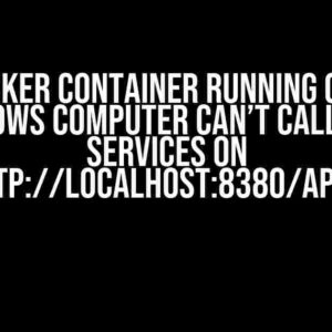 A Docker Container Running on My Windows Computer Can’t Call REST Services on http://localhost:8380/api/?