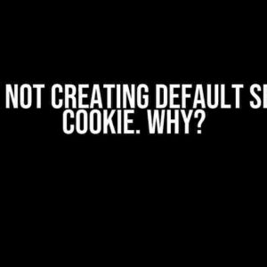 Flask Not Creating Default Session Cookie. Why?