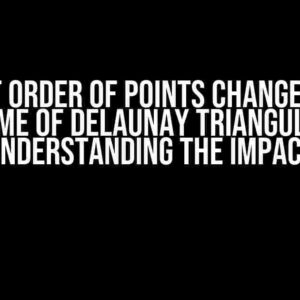 Input order of points changes the outcome of Delaunay Triangulation: Understanding the Impact