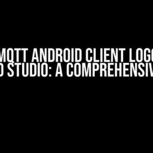 Paho MQTT Android Client Logging in Android Studio: A Comprehensive Guide